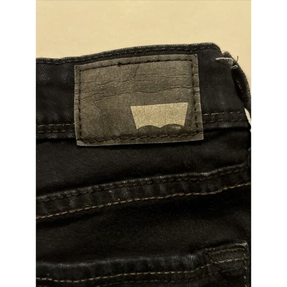 Levi’s 28x30 Black Denim Bold Curve Skinny Low Rise Bootcut Travel Jeans - Picture 15 of 16